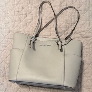 Michael Kors Light Gray Tote Bag
